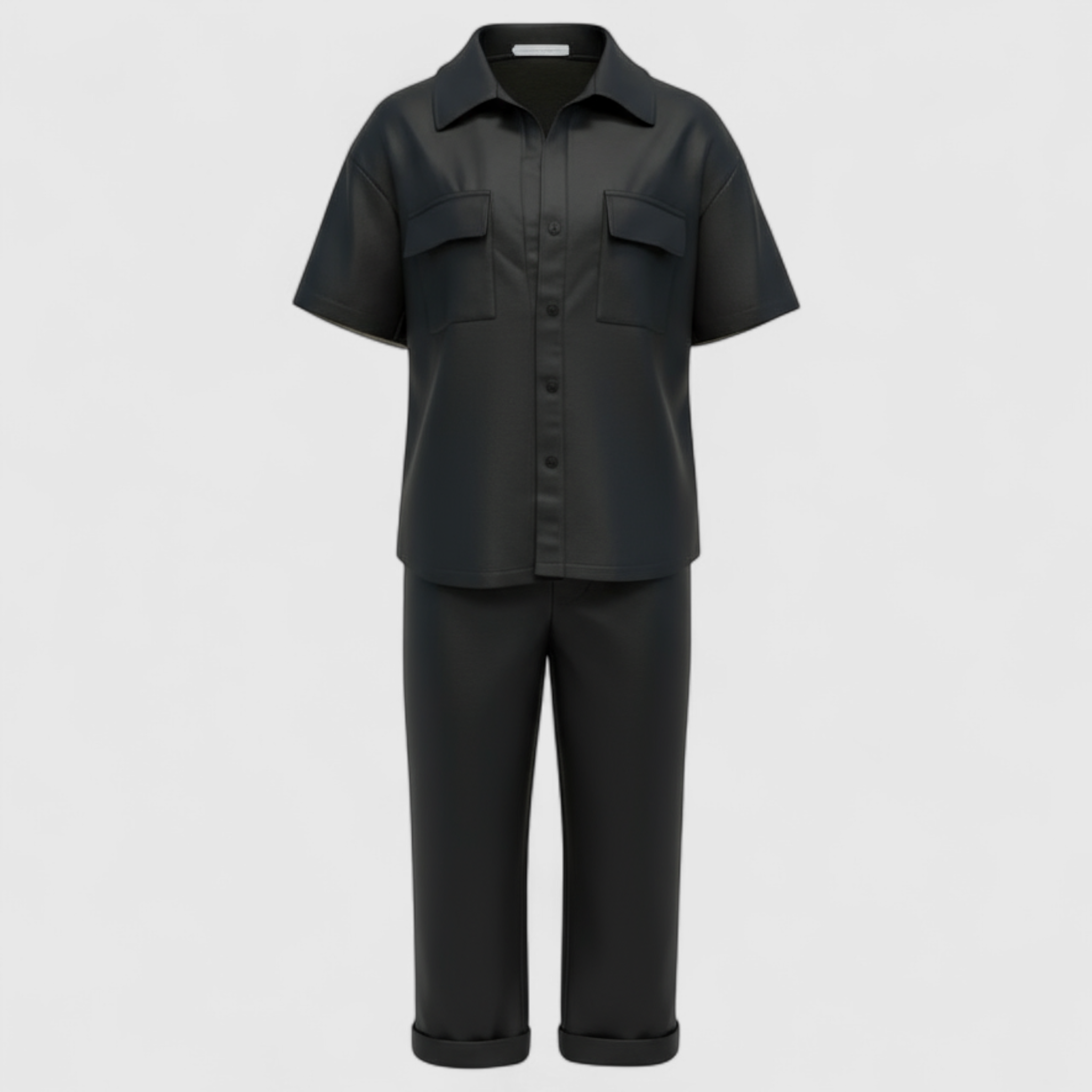 Women Set : Twee Piece Set Dames Zomeroutfit - Wit in van Pantino