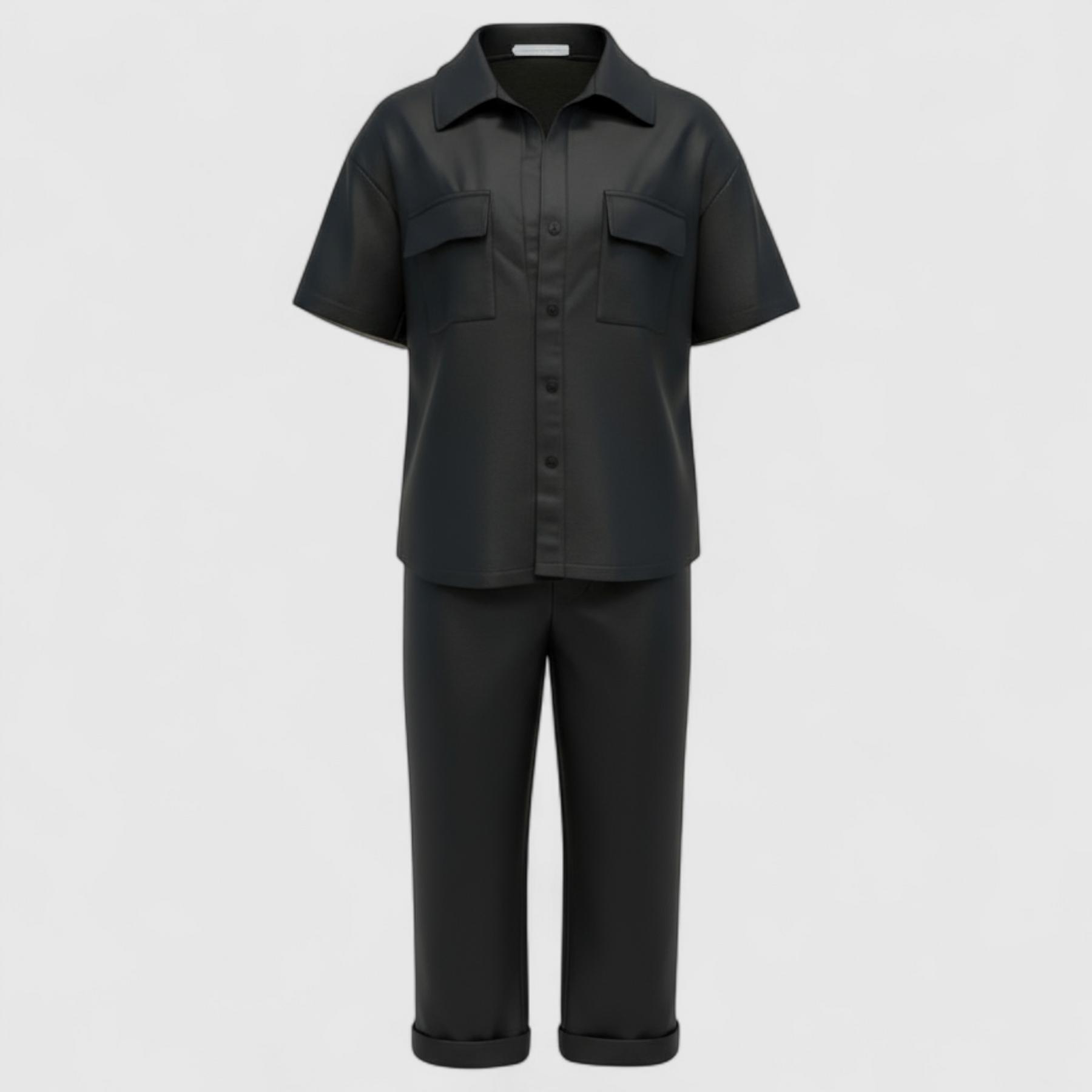 Women Set : Twee Piece Set Dames Zomeroutfit - Wit in van Pantino