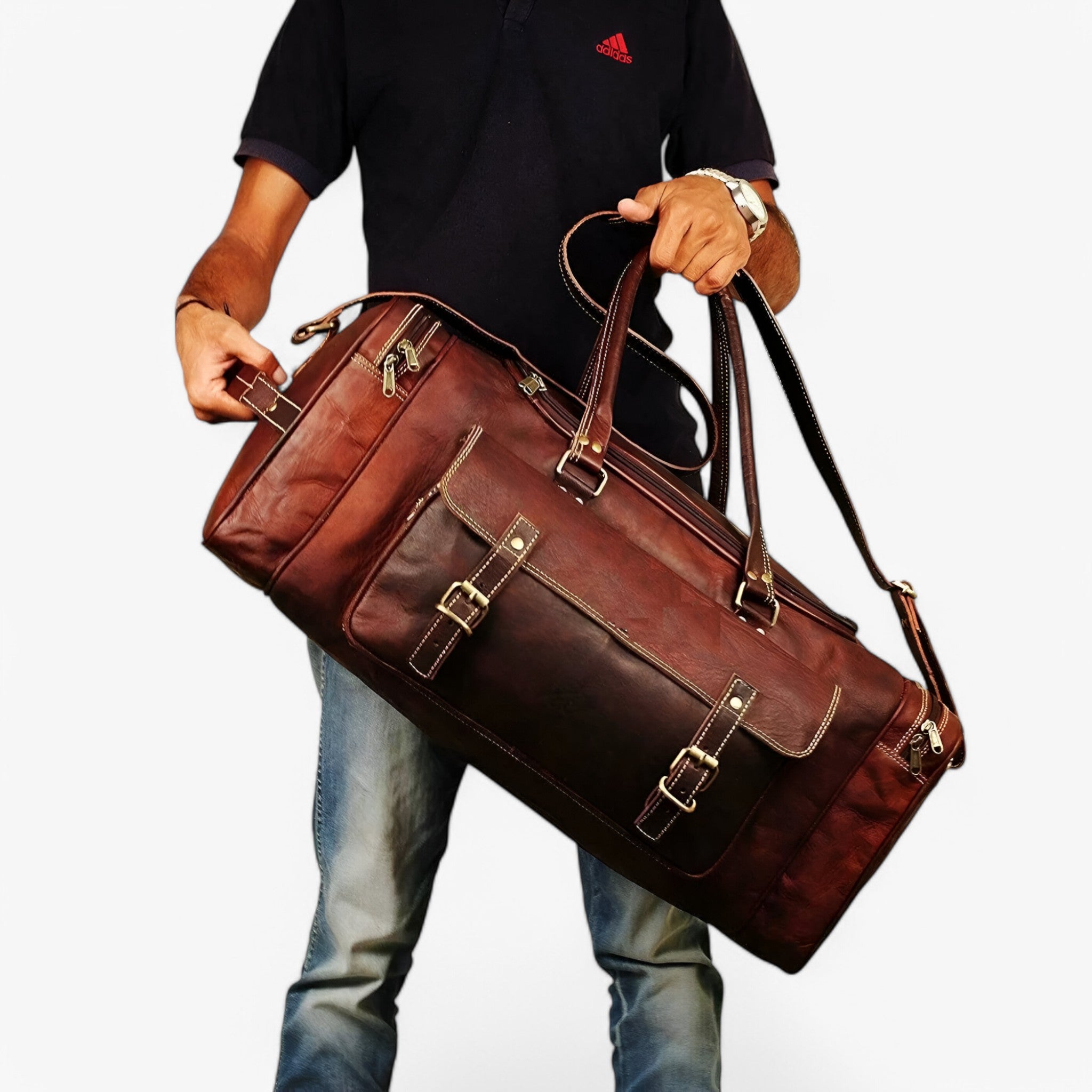 bags : Stijlvolle en Ruime Weekender Duffle in van Pantino