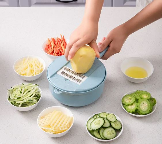 home & garden : CulinaryCraft - Multifunctionele Voedselhakker - Blauw in van Pantino