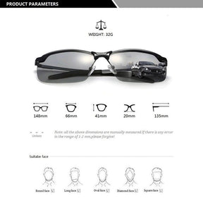 Sunglasses : Photochrome Sunglasses Heren - Zwart in van Pantino