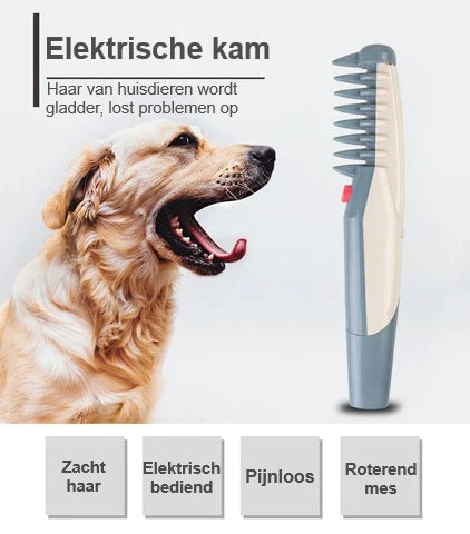 pets : GroomRight - Elektrische Huisdierkam Honden Katten in van Pantino