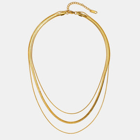 Necklace : Ketting Goud - Gouden Naleya 38cm in van Pantino
