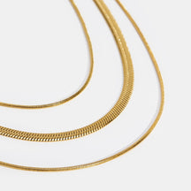 Necklace : Ketting Goud - Gouden Naleya 38cm in Goud van Pantino