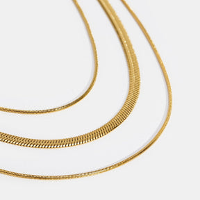 Necklace : Ketting Goud - Gouden Naleya 38cm in Goud van Pantino