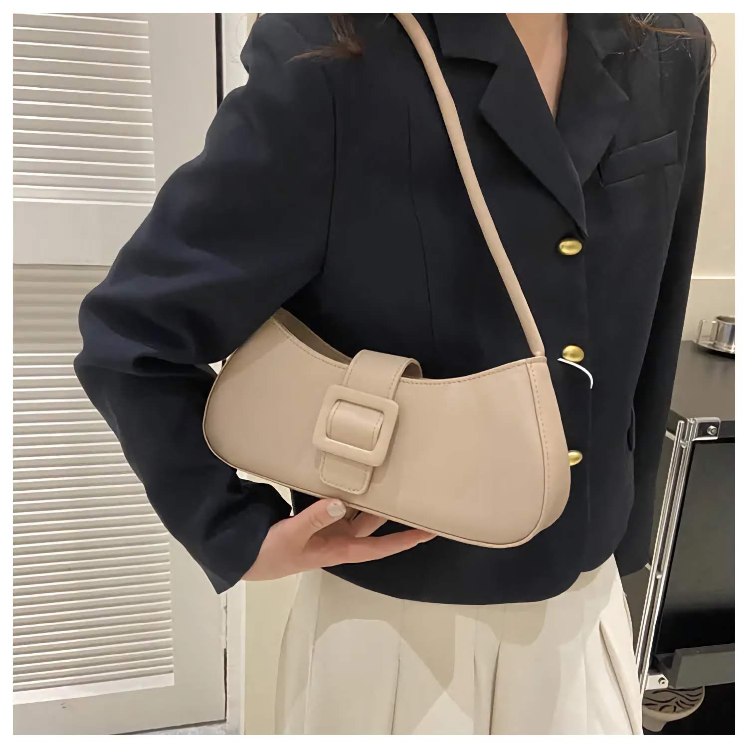 bags : Amélie Schoudertas Dames - Zwart in van Pantino