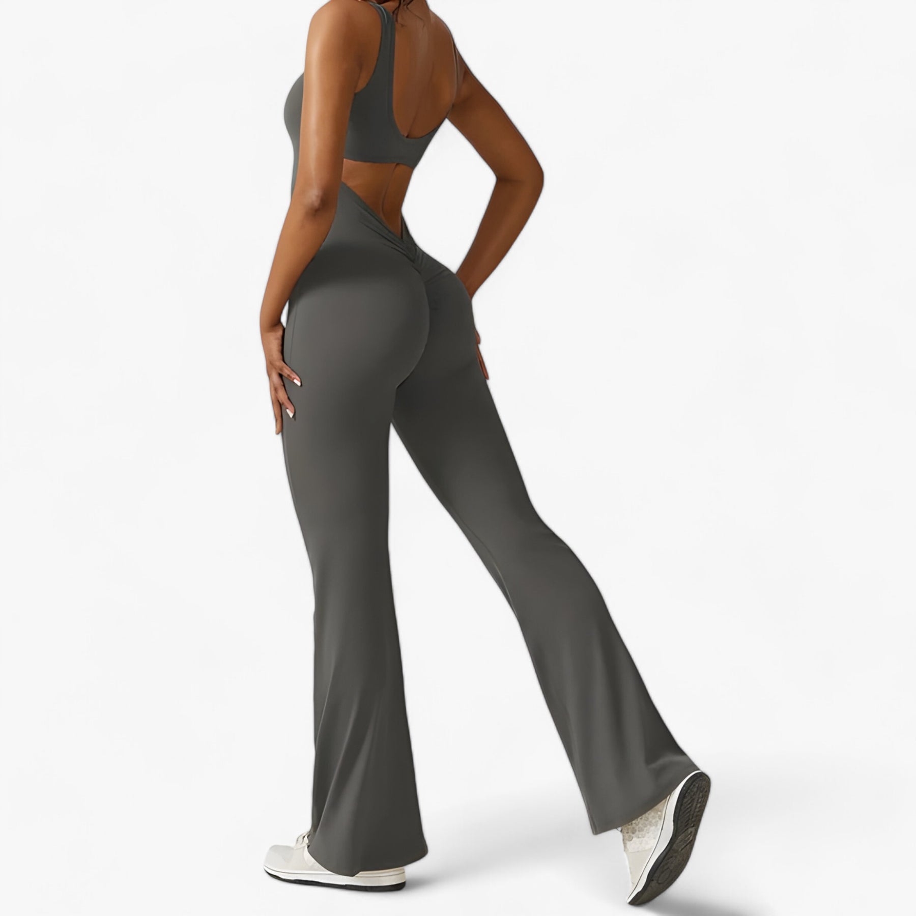 Bodysuit : Workout Lichaamspak - Ongeëvenaard Comfort en Prestaties - Blauw in Grijs 2 van Pantino