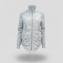 Jackets : Lichtgewicht Jack voor Dames - Militair Groen in Lichtgrijs van Pantino