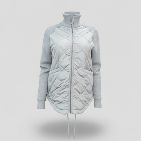 Jackets : Lichtgewicht Jack voor Dames - Militair Groen in Lichtgrijs van Pantino