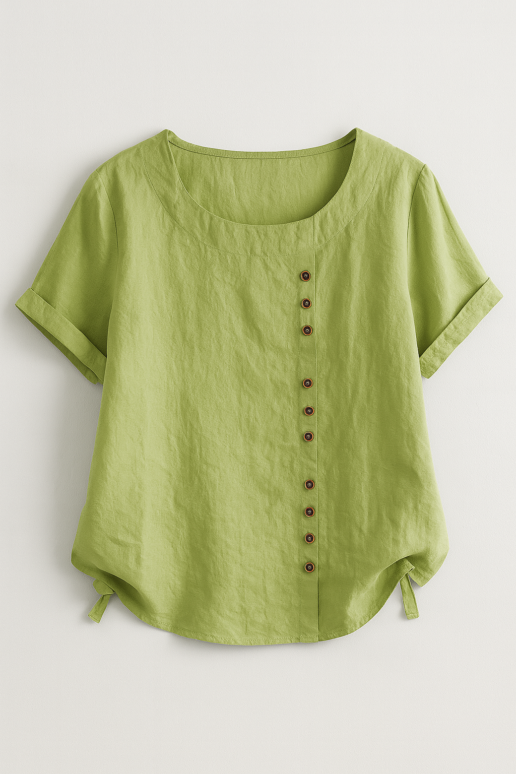 Women's Top Clothes : Heren Linnen Casual Zomeroverhemd met Knopen, Lange Mouwen, Ademend in van Pantinoshop