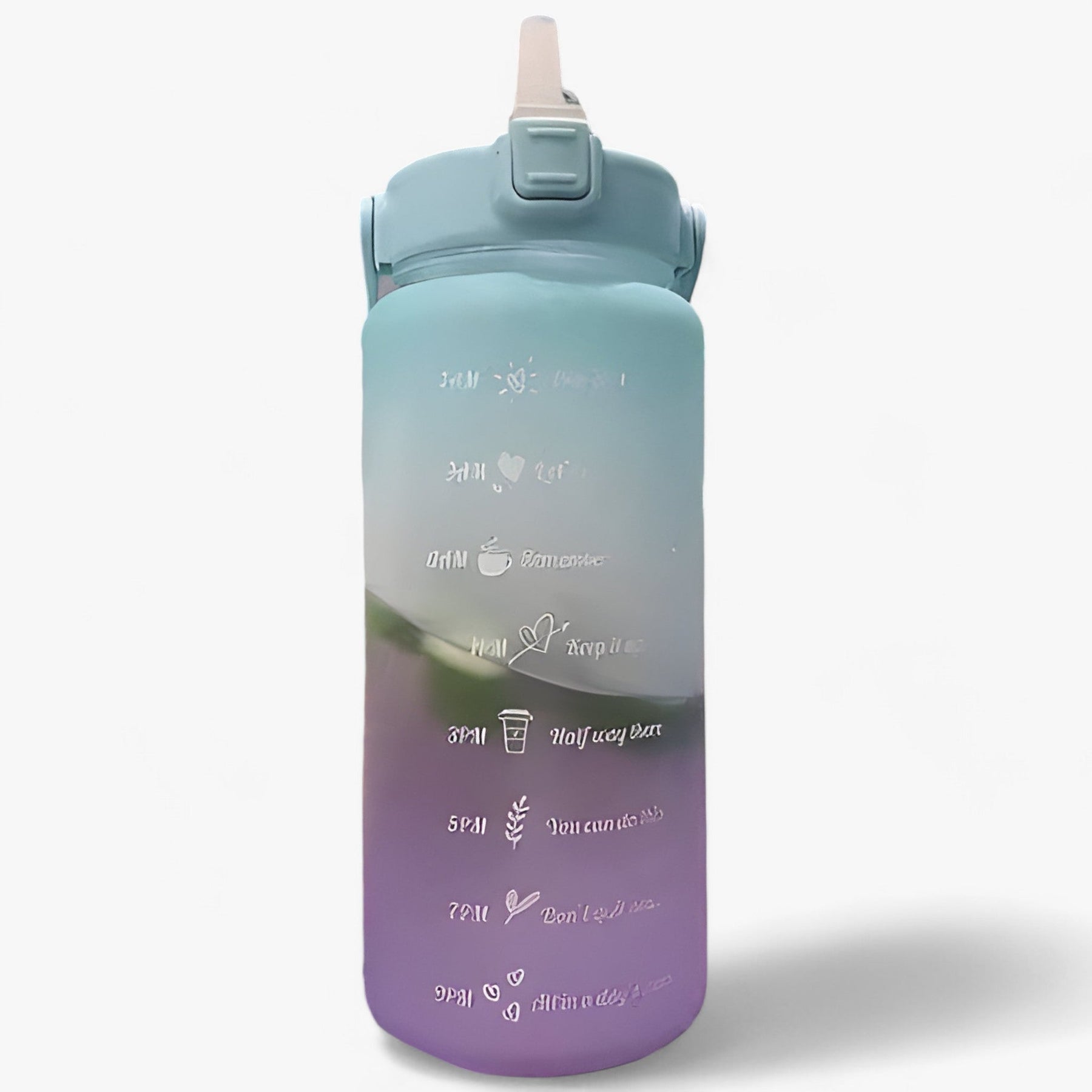 other : HydroMax - Grote Waterfles - Grote Capaciteit voor Hydratatie de Hele Dag door in 2L Groen Violet van Pantino