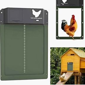 Chicken Coop Door : Automatische Solar Deur PRO+ voor Kippenhok - Lichtsensoren & Slimme Timer in van Pantino