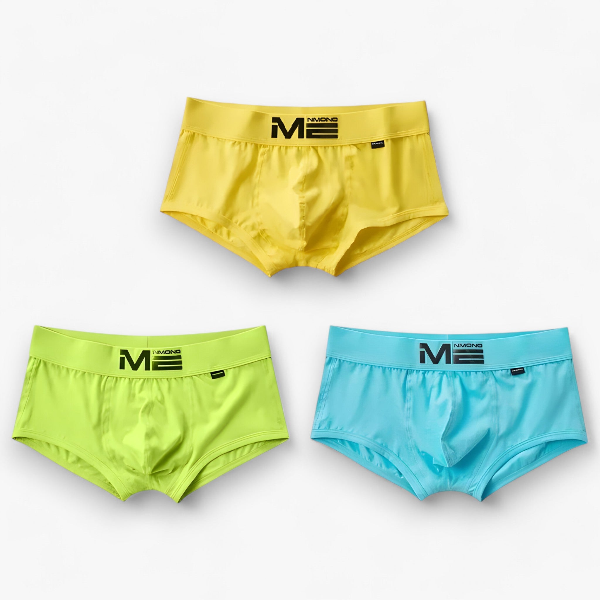 Men's Sport Boxershorts : Heren Boxershorts - Ademend & Comfortabel - Blauw, Oranje, Geel Multipack (3+3 Gratis) in groen cyaan geel van Pantino