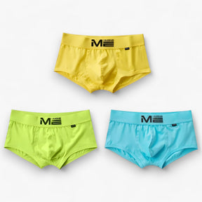 Men's Sport Boxershorts : Heren Boxershorts - Ademend & Comfortabel - Blauw, Oranje, Geel Multipack (3+3 Gratis) in groen cyaan geel van Pantino
