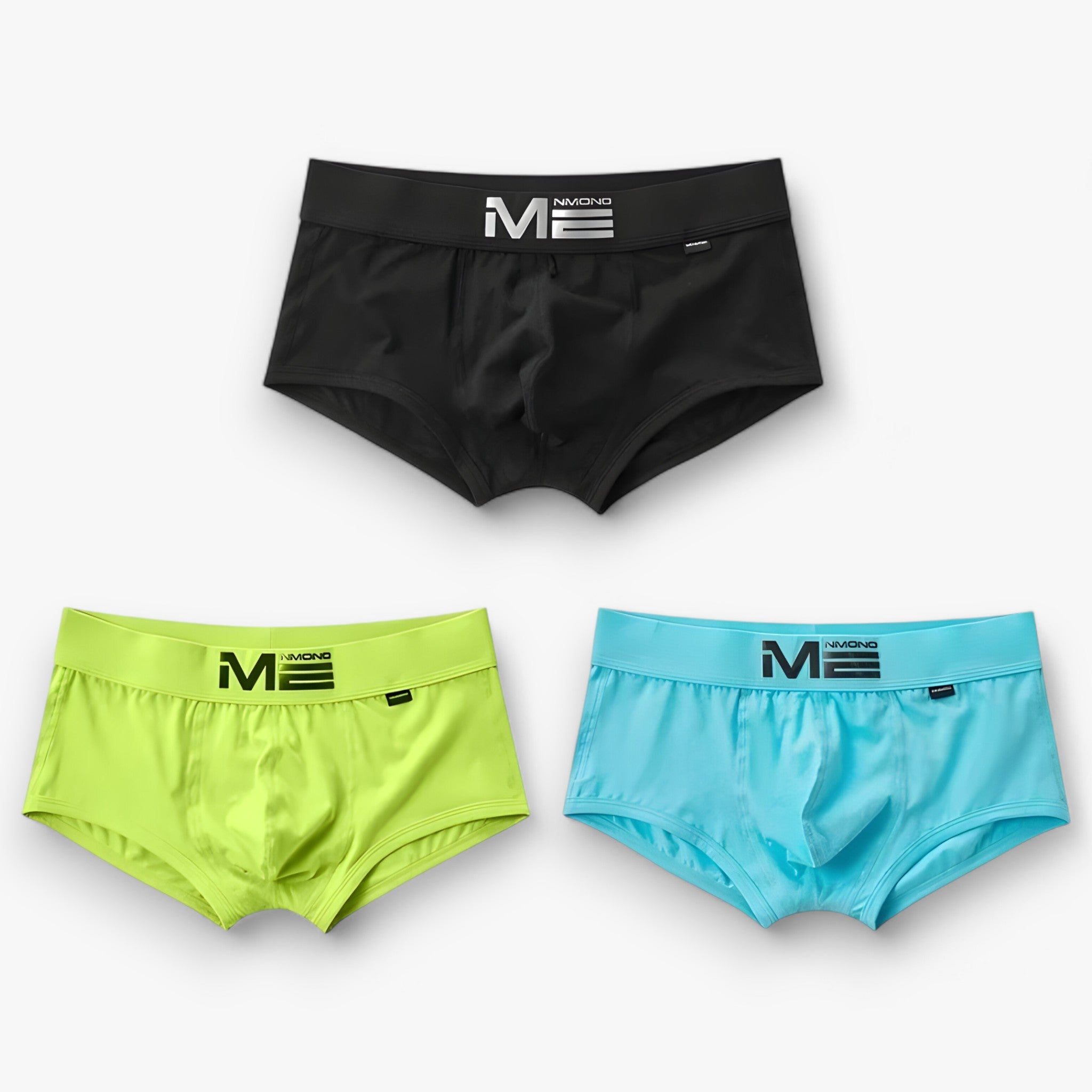 Men's Sport Boxershorts : Heren Boxershorts - Ademend & Comfortabel - Blauw, Oranje, Geel Multipack (3+3 Gratis) in groen cyaan zwart van Pantino