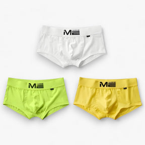 Men's Sport Boxershorts : Heren Boxershorts - Ademend & Comfortabel - Blauw, Oranje, Geel Multipack (3+3 Gratis) in groen geel wit van Pantino