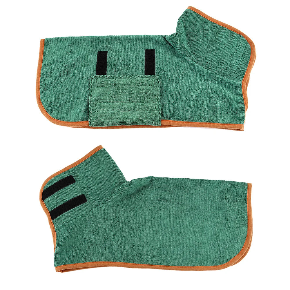 pets : HugDry - Honden Handdoek - Groen in van Pantino