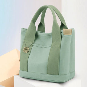 bags : Grote Handtas Dames Zwart - Meerdere Vakken Organisatie - Nylon in van Pantino