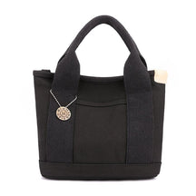 bags : Grote Handtas Dames Zwart - Meerdere Vakken Organisatie - Nylon in 20CMX23CM Zwart van Pantino