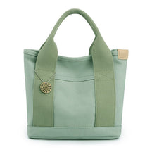 bags : Grote Handtas Dames Zwart - Meerdere Vakken Organisatie - Nylon in 20CMX23CM Lichtgroen van Pantino