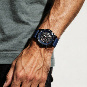 Watches : Horloge Zwart Zilver - Tactisch en Robuust - Waterdicht Sporthorloge voor Elke Avonturier in van Pantino