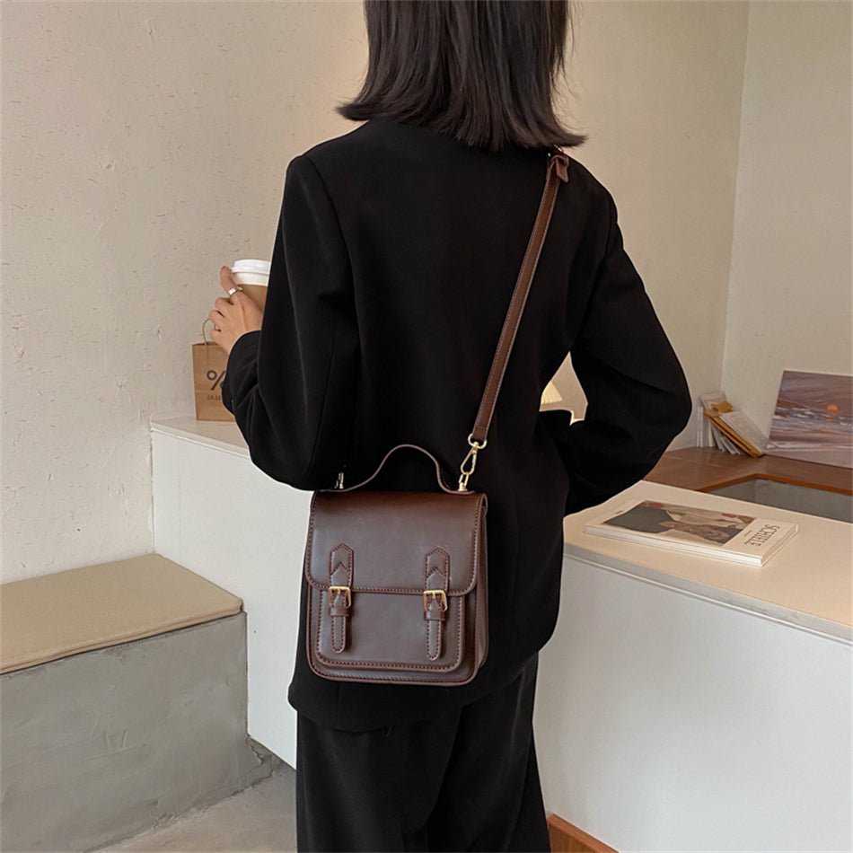 bags : Crossbody Tas Dames Zwart - Mini 5cm Sleutelhanger Formaat - Kunstleer in van Pantino