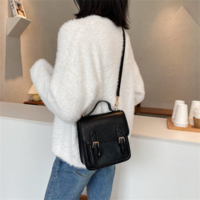 bags : Crossbody Tas Dames Zwart - Mini 5cm Sleutelhanger Formaat - Kunstleer in van Pantino