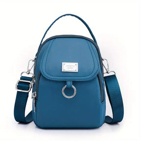 bags : Schoudertas Dames Zwart - ShoulderBag - Voor in van Pantino