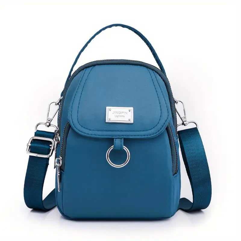 bags : Schoudertas Dames Zwart - ShoulderBag - Voor in van Pantino