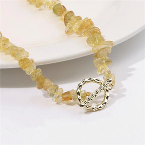 Necklace : Halfedelsteen Ketting Turquoise - Helende Boheemse Gem Grind - Turquoise in van Pantino