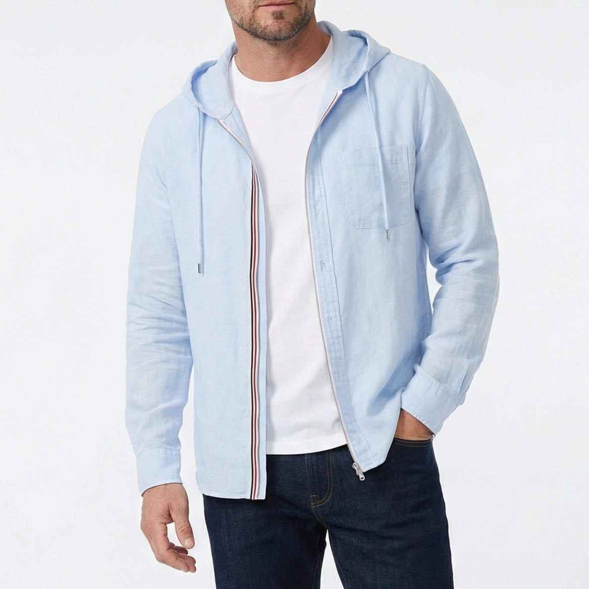 : Lichtgewicht Linnenmix Hoodie - Ademend Comfort voor Dames en Heren in van Pantinoshop