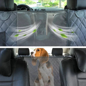 pets : Honden Auto Achterbankhoes Zwart - Bescherming Veiligheid - Oxford in van Pantino