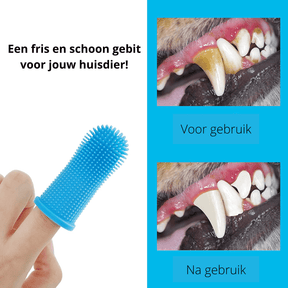 pets : Honden Gebitsreiniger - Veilig Materiaal & Handig in Gebruik - Roze in van Pantino