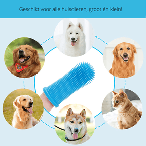 pets : Honden Gebitsreiniger - Veilig Materiaal & Handig in Gebruik - Roze in van Pantino
