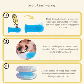 pets : Honden Gebitsreiniger - Veilig Materiaal & Handig in Gebruik - Roze in van Pantino