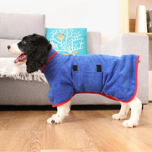 pets : HugDry - Honden Handdoek - Groen in Blauw van Pantino