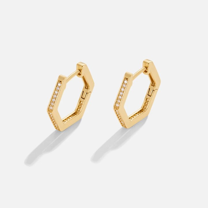 Earrings : Oorbellen Goud - Honey Hoop 1 Cm in van Pantino