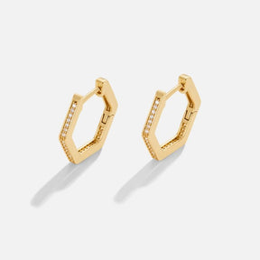 Earrings : Oorbellen Goud - Honey Hoop 1 Cm in van Pantino