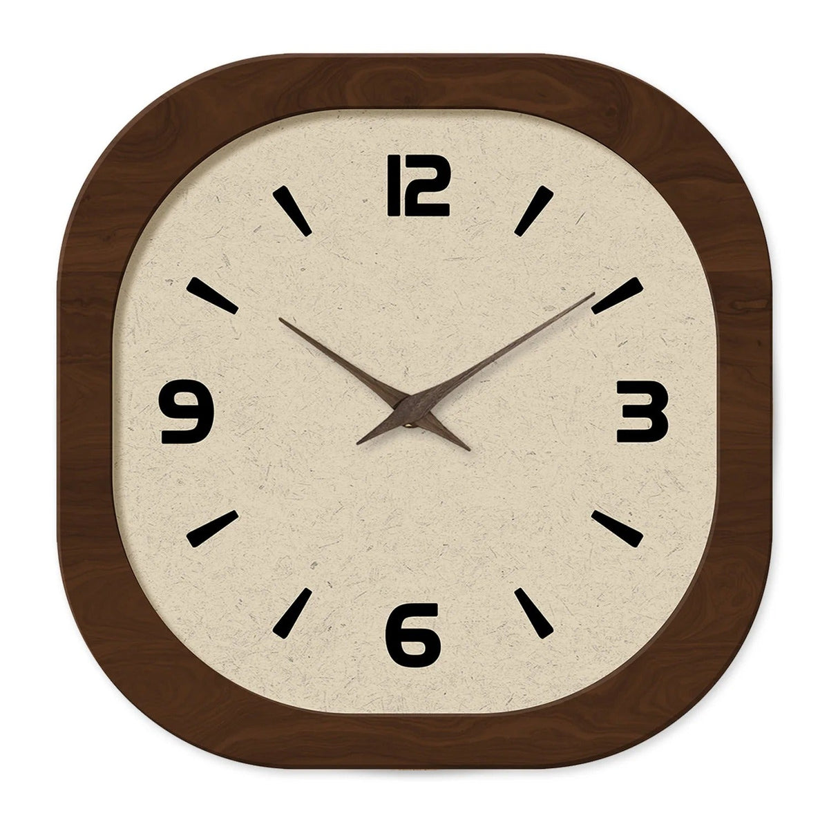Vierkante Houten Wandklok – Vintage Design, Bestseller