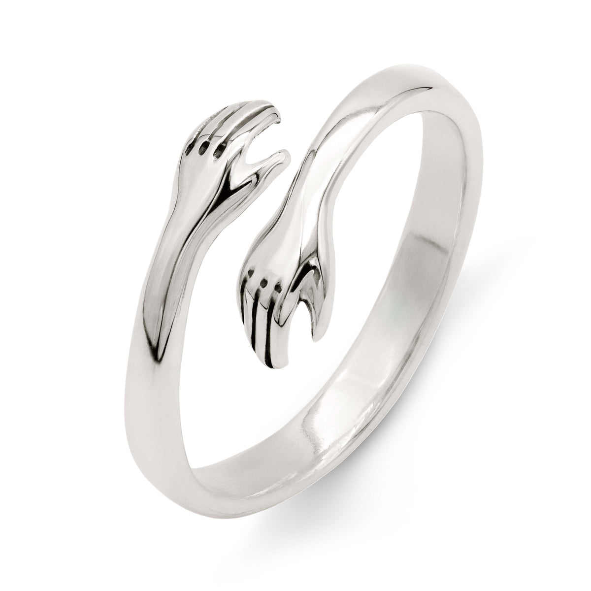 Ring : Hug Ring Zilver - Accessoire in Zilver van Pantino