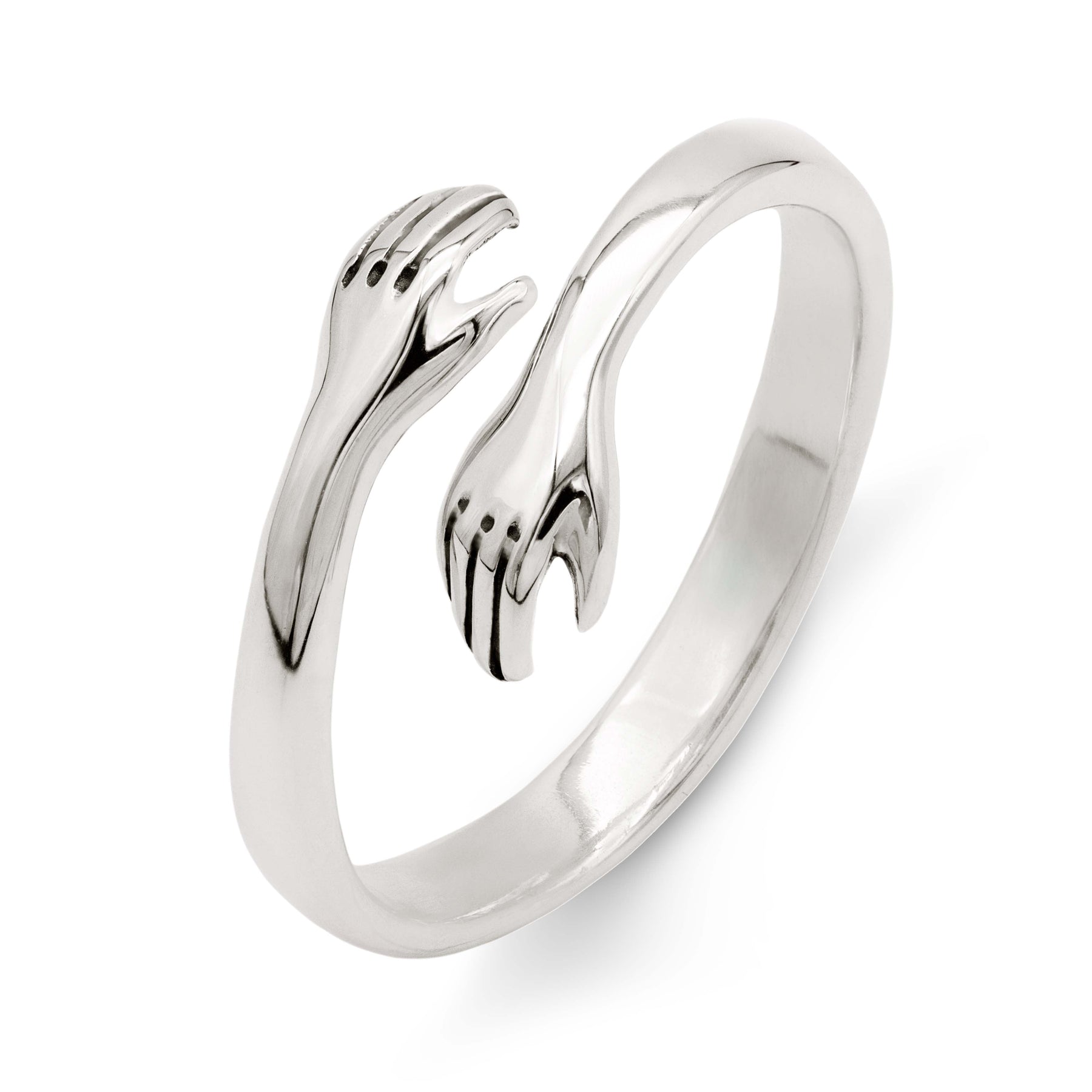 Ring : Hug Ring Zilver - Accessoire in Zilver van Pantino