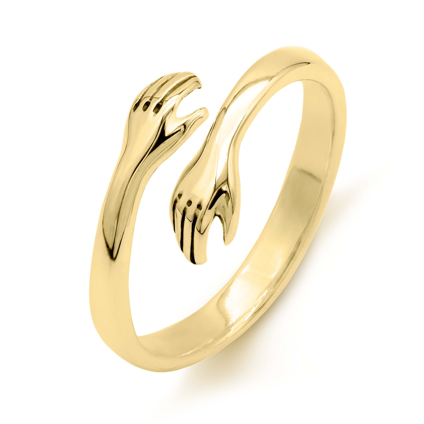 Ring : Hug Ring Zilver - Accessoire in Goud van Pantino