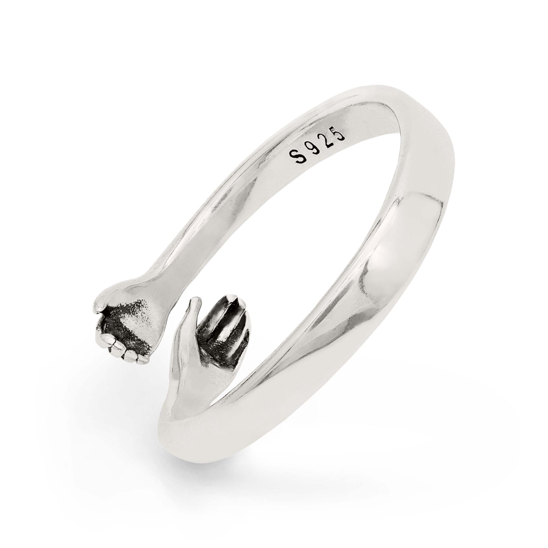 Ring : Hug Ring Zilver - Accessoire in van Pantino