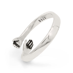 Ring : Hug Ring Zilver - Accessoire in van Pantino