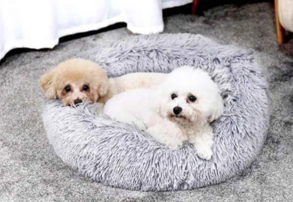 pets : Katten en Hondenbed Roze - Knus Comfortabel Zacht - Pluche in van Pantino