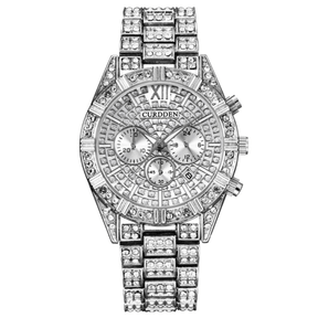 watches : Horloge Rose Goud - Icey Phantom Dames Horloge met Roestvrijstalen Band in Zilver van Pantino