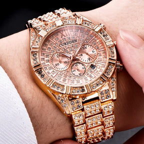 watches : Horloge Rose Goud - Icey Phantom Dames Horloge met Roestvrijstalen Band in van Pantino