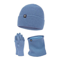Winter Set : Men 3 in 1 Winter Set Elegant - Zwart in Blauw van Pantino