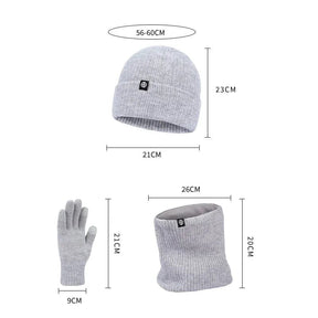 Winter Set : Men 3 in 1 Winter Set Elegant - Zwart in van Pantino