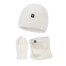 Winter Set : Men 3 in 1 Winter Set Elegant - Zwart in Wit van Pantino